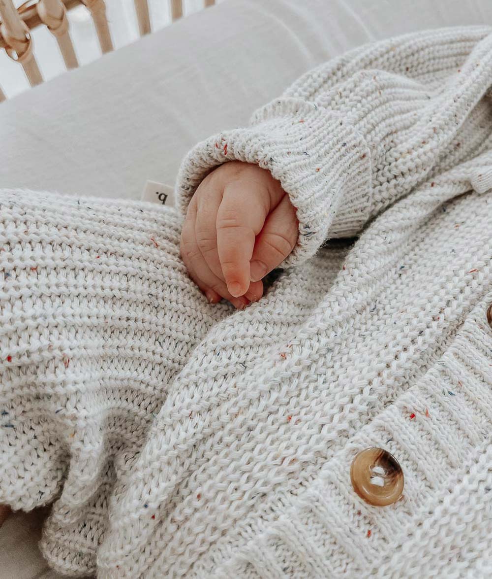 Bengali Baby Knitwear Playsuit Vanilla Sprinkle Bengali Home