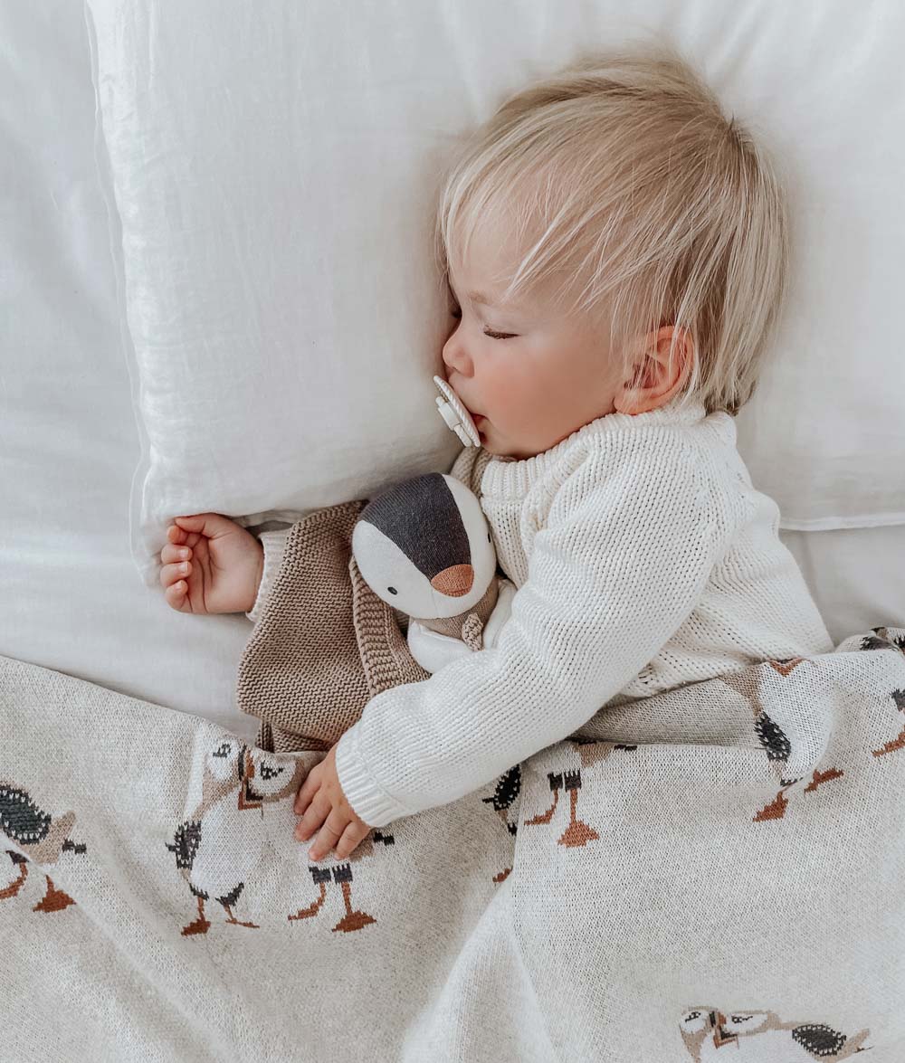 Bengali Baby | Natural Cotton Comforter - Puffin Snuggly