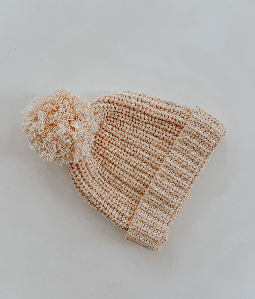 Bengali Baby | Knitwear Beanie - Chunky Tan