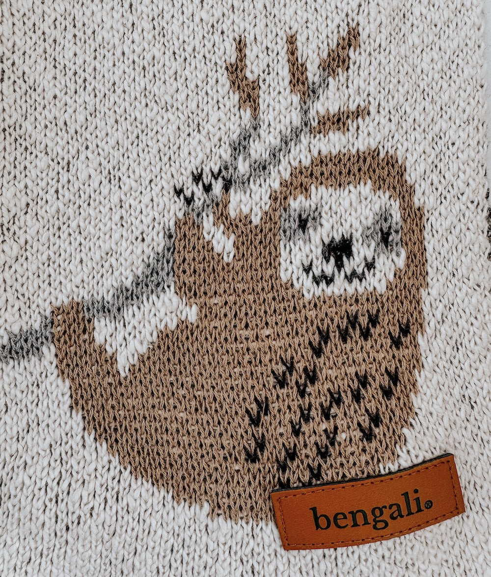 Bengali Baby & Kids | Nursery Decor - Sloth Blanket