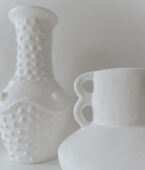 Bali Home™ | Balinese Terracotta Pot - White Tulum Tall Vase