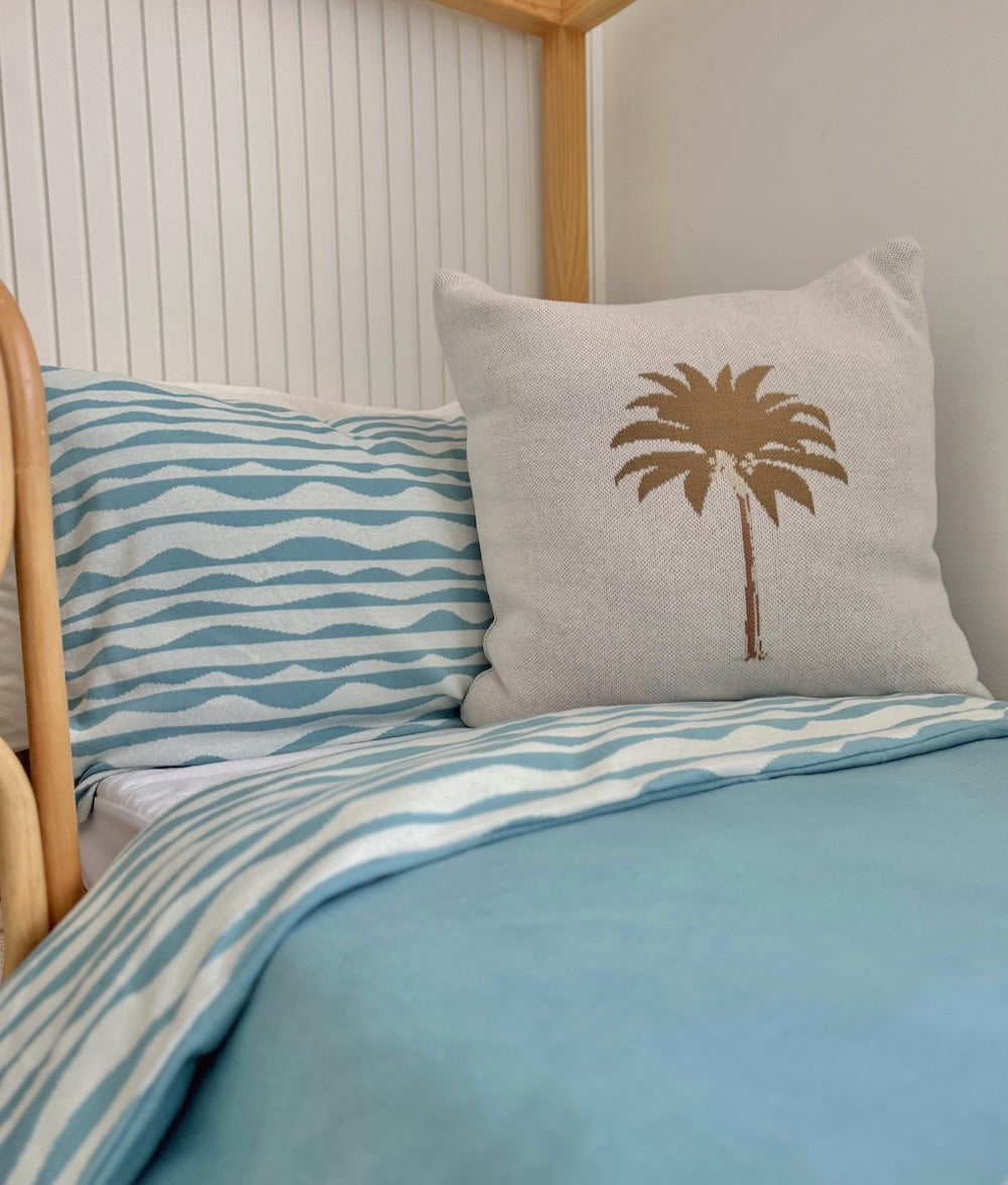 Bengali Home® Bedding | Khaki Palm Cushion Cover