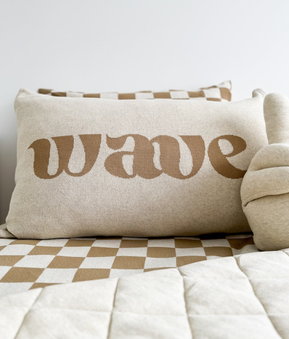 Bengali Home® | Kids & Bedroom Decor - Khaki Wave Pillowcase