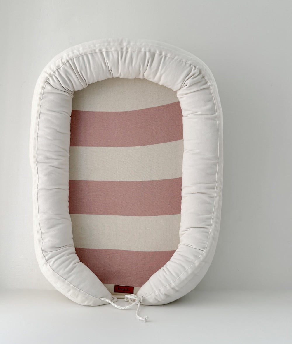 Bengali Baby | Portable Baby Lounger - Sun Kissed Stripe