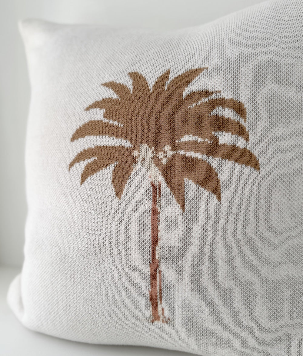 Bengali Home® Bedding | Khaki Palm Cushion Cover