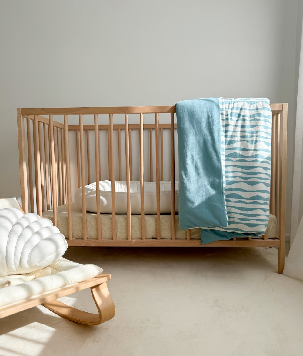 Bengali Baby | Portable Baby Lounger - Oasis Stripe