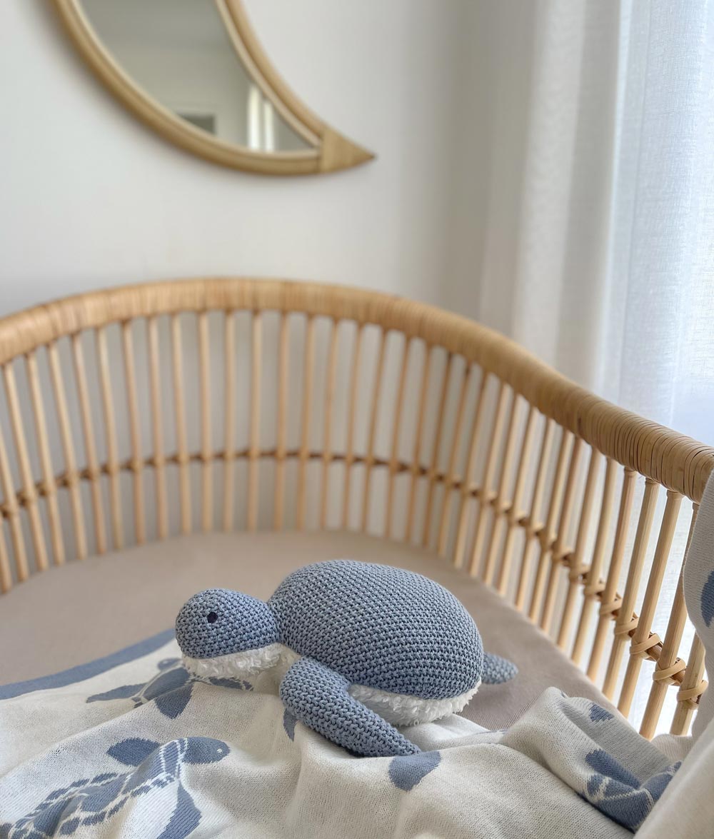 Bali Home™ | Balinese Rattan Mirror - Crescent