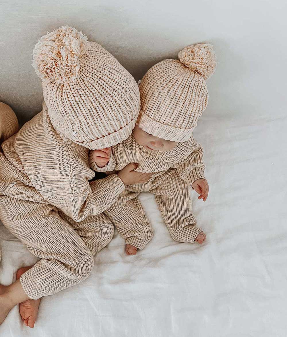 Bengali Baby | Knitwear Beanie - Chunky Tan