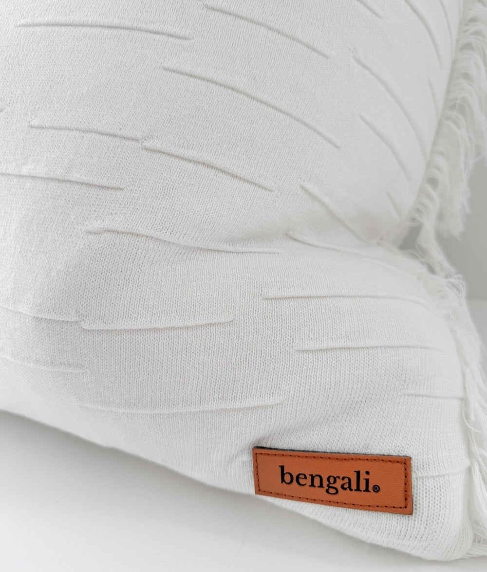 Bengali Home® | Home Decor - Ivory Flurry Cushion Cover