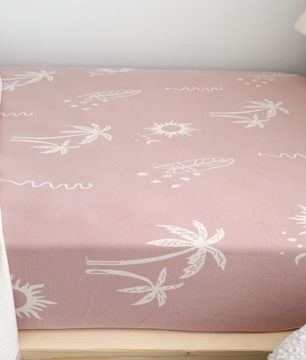 Bengali Home® Bedding | Fitted Jersey Cotton Sheet - Sun Kissed