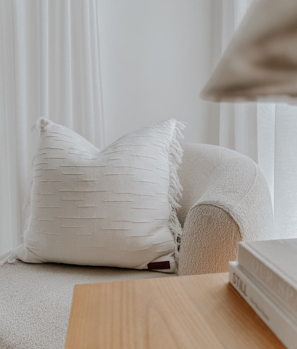 Bengali Home® | Home Decor - Ivory Flurry Cushion Cover