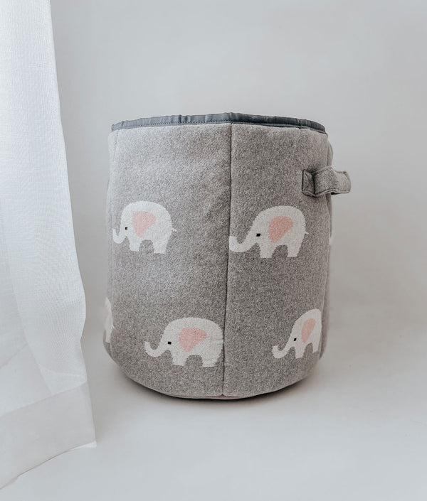 Bengali Baby & Kids | Natural Cotton Elephant Toy Basket