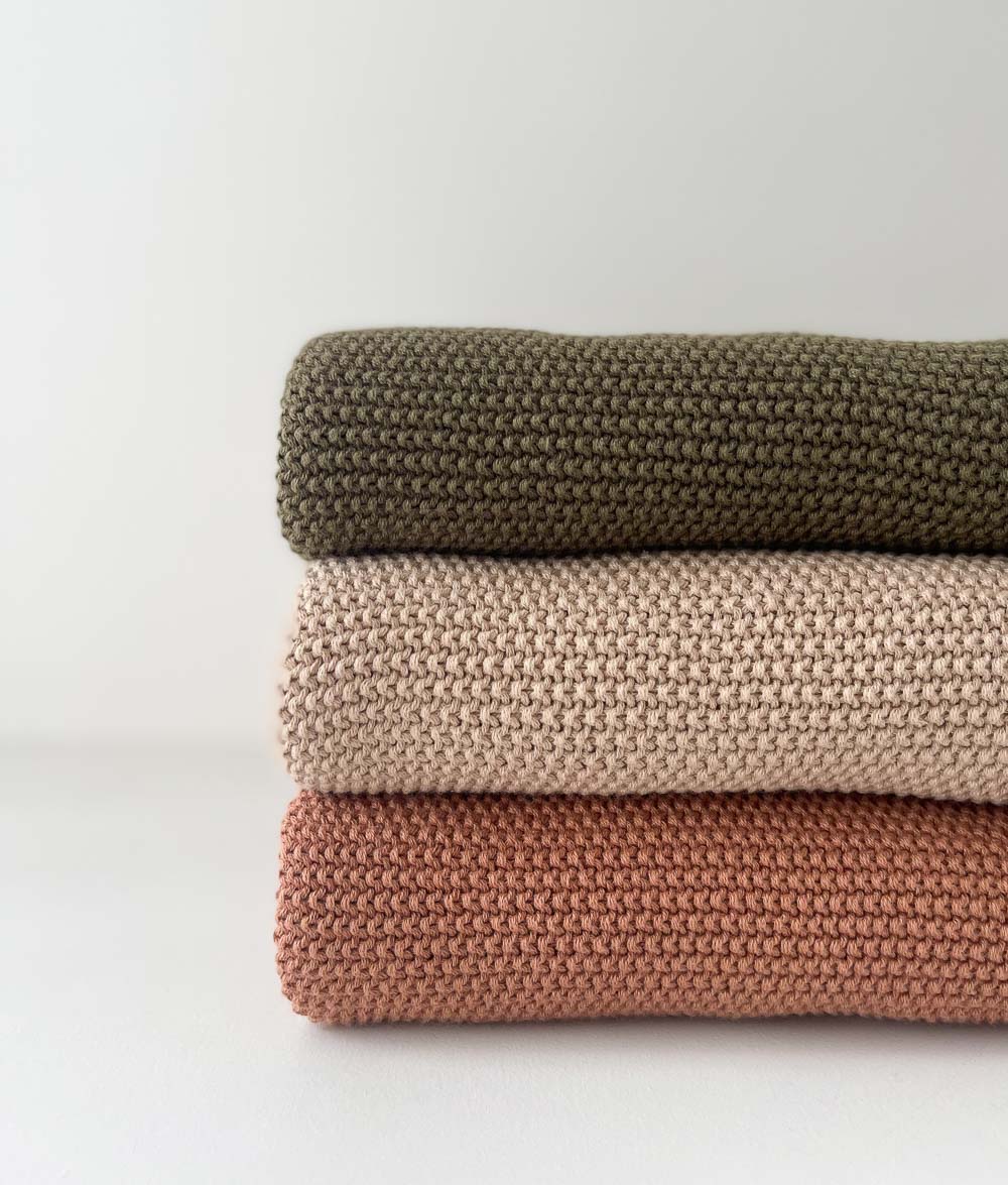 Bengali Baby | Nursery Decor - Allira Knitted Blanket in Natural