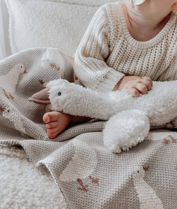 Bengali Baby | Nursery Decor - Goose Blanket