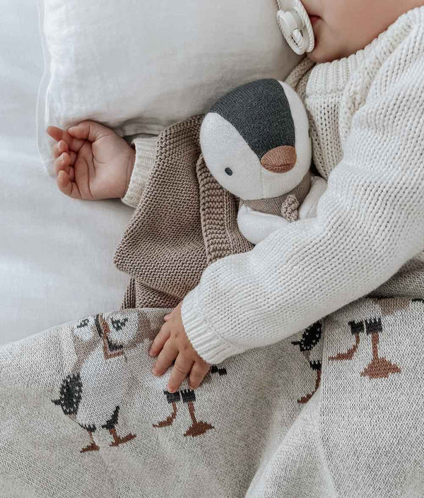 Bengali Baby | Natural Cotton Comforter - Puffin Snuggly