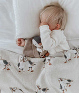 Bengali Baby | Nursery Decor - Puffin Blanket