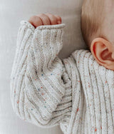 Bengali Baby | Knitwear Cropped Jumper - Vanilla Sprinkle