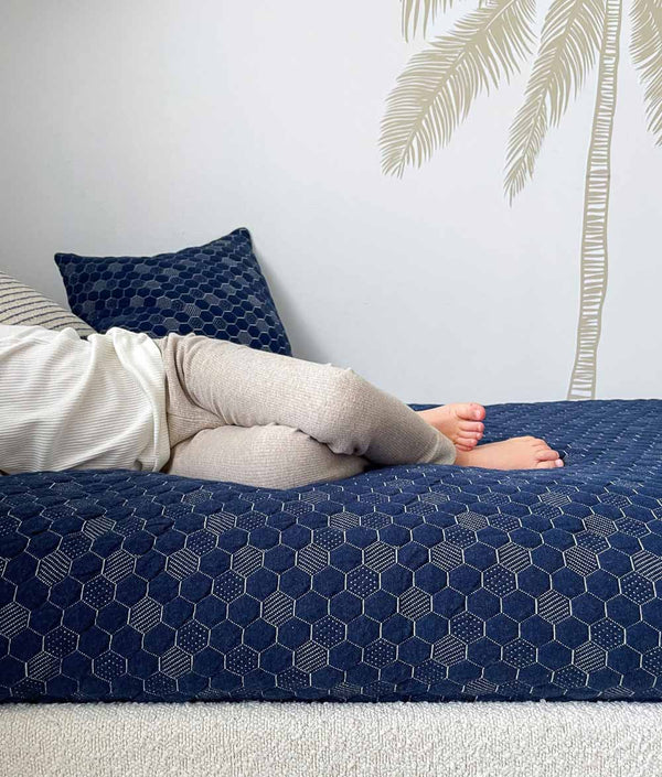 Bengali Baby & Kids | King Single Bed Quilts - Marine Blue