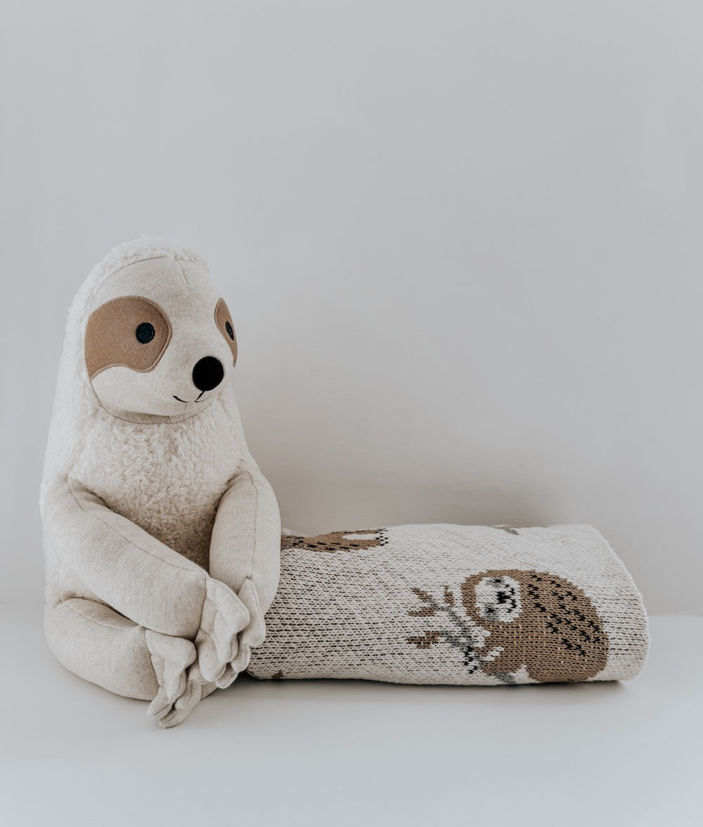Bengali Baby & Kids | Nursery Decor - Sloth Blanket