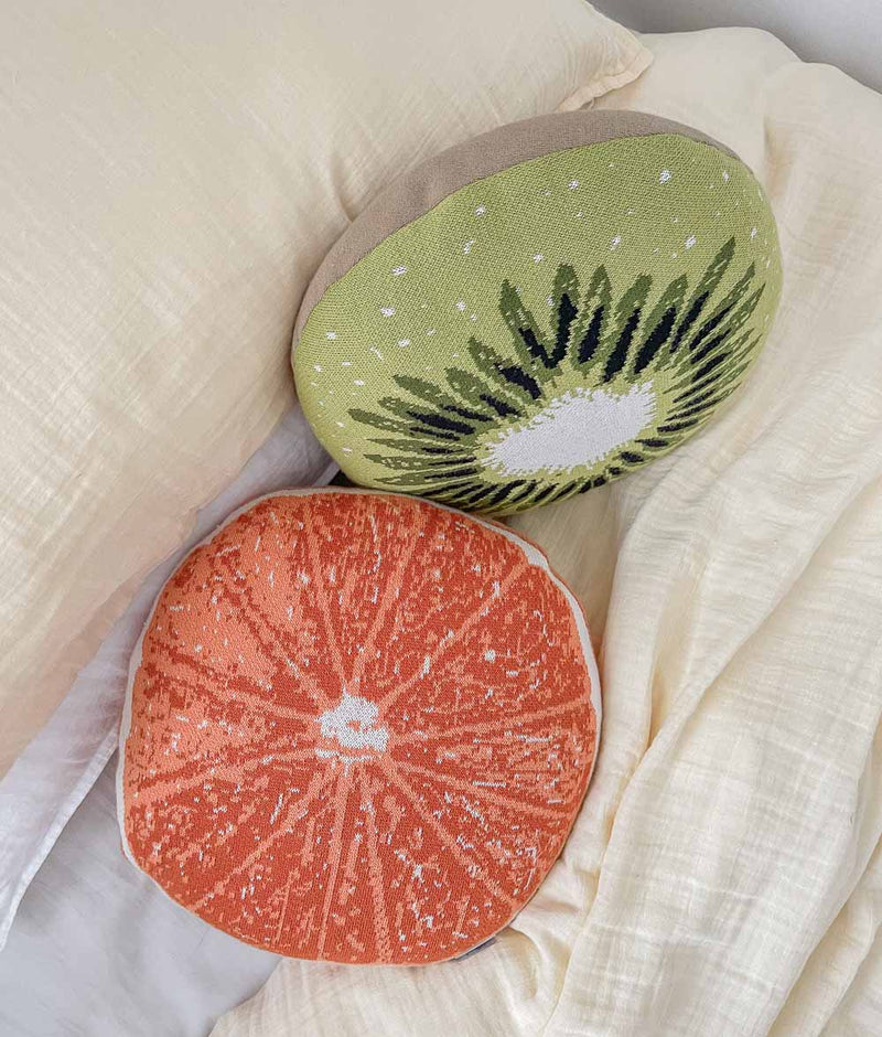 Bengali Baby & Kids Kiwifruit Round Cushion Bengali Home
