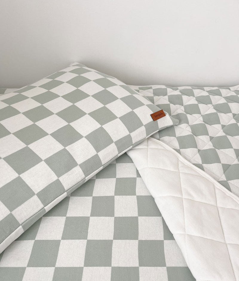 Bengali Home® | Kids & Bedroom Decor - Sage Gingham Pillowcase