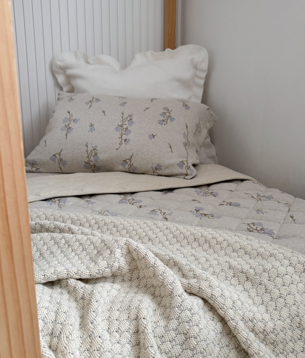 Bengali Home® | Kids & Bedroom Decor - Ivory Frill Euro Pillowcase