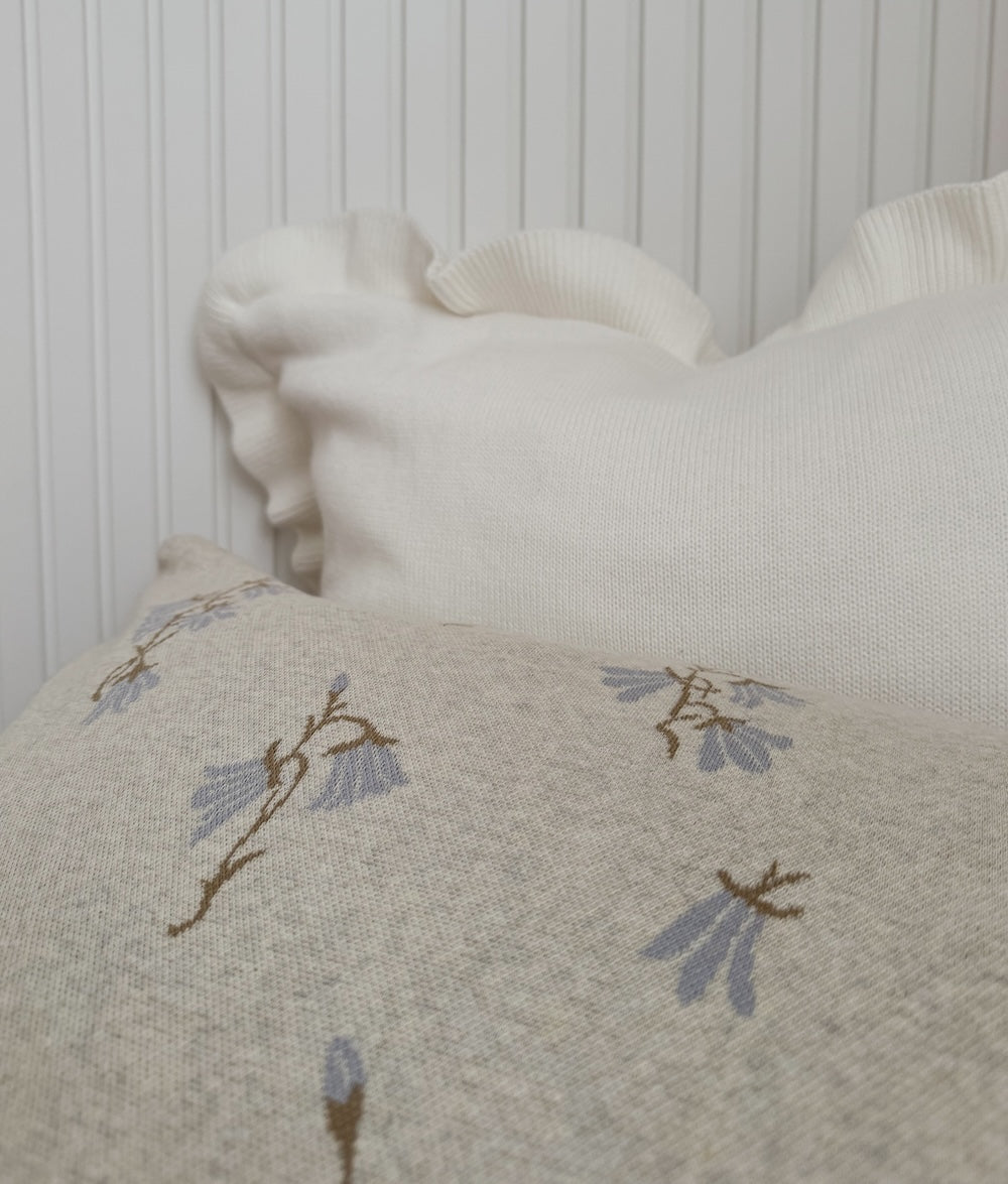 Bengali Home® | Kids & Bedroom Decor - Ivory Frill Euro Pillowcase
