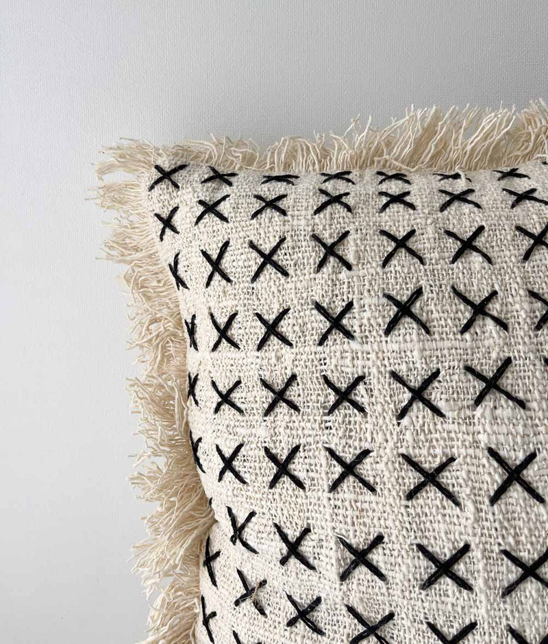 Bengali Home® | Balinese Decor - Criss Cross Cushion Cover
