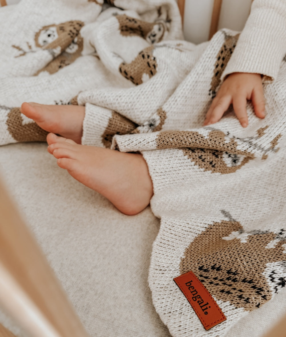 Bengali Baby & Kids | Nursery Decor - Sloth Blanket