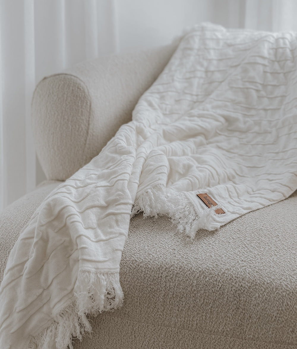 Bengali Home® | Decor - Ivory Flurry Lounge Throw
