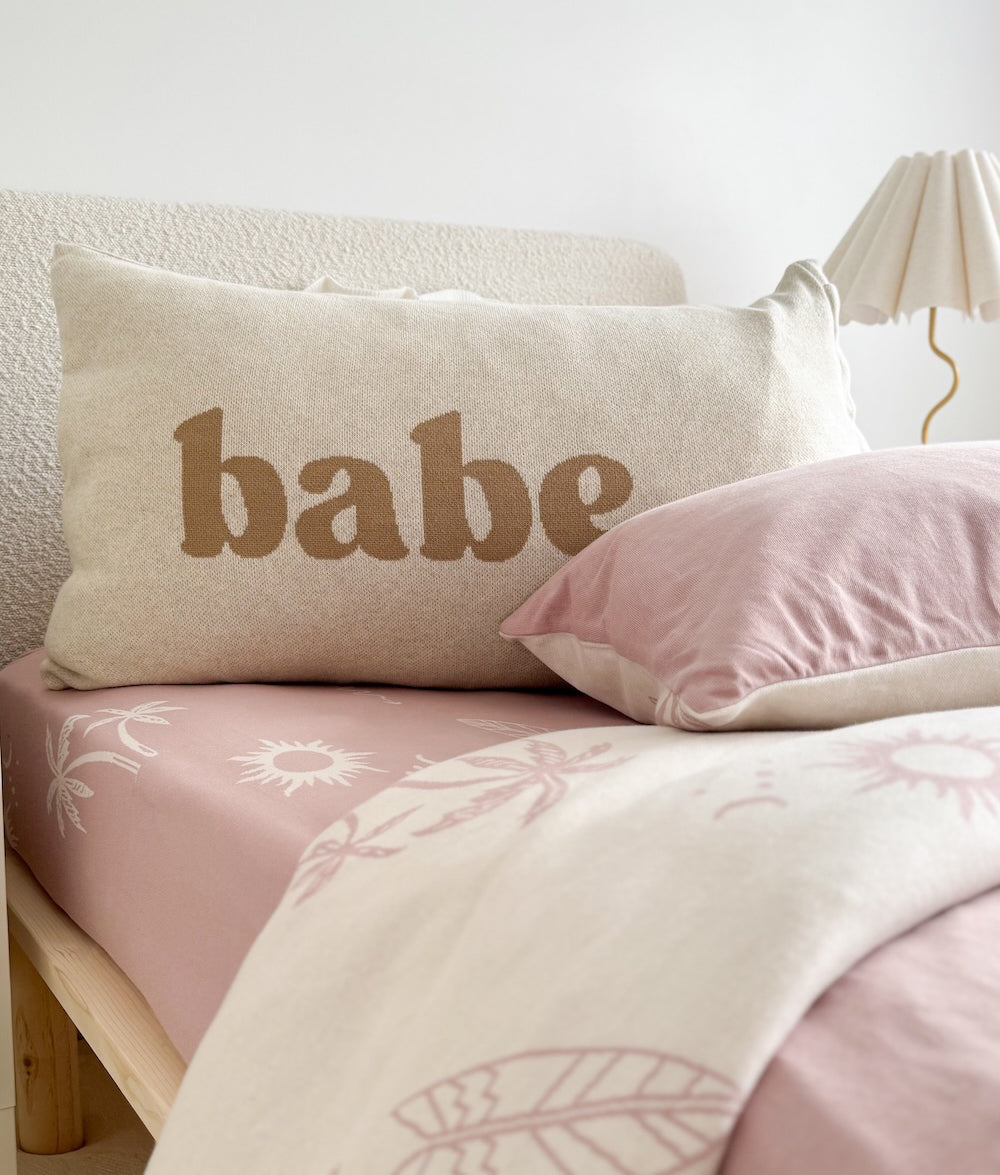 Bengali Home® Bedding | Fitted Jersey Cotton Sheet - Sun Kissed