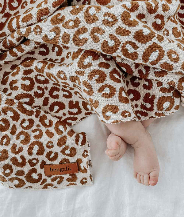Bengali Baby | Pure Cotton Leopard Blanket