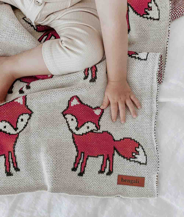 Bengali Baby | Children's Fox Blanket