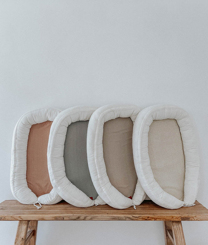 Bengali Home® | Baby Nest & Sleeping Loungers - Mist, Oatmeal, Natural, & Nougat
