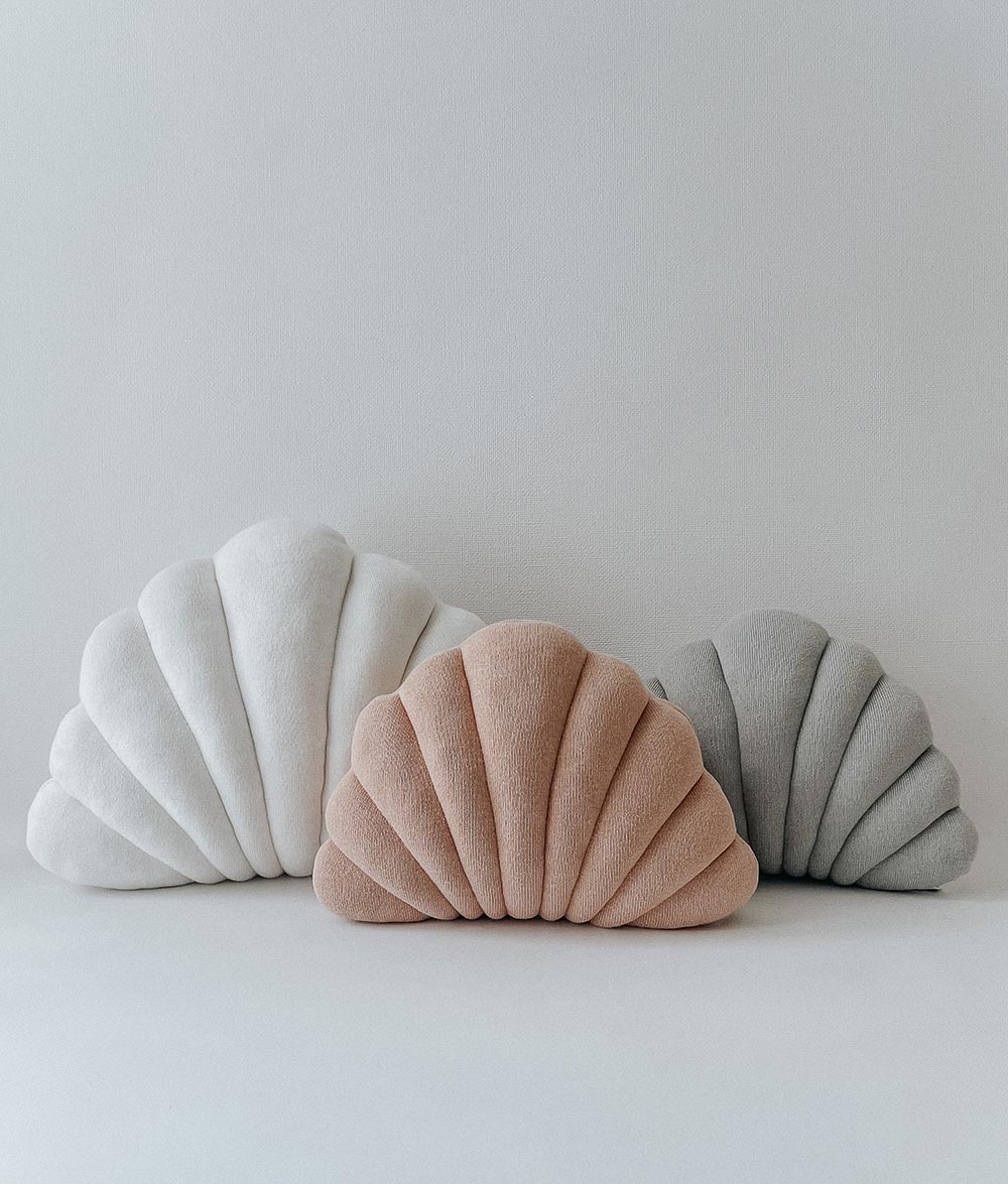 Bengali Home® | Nursery & Kids Room Decor - Shell Cushions