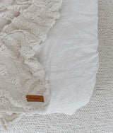 Ivory Tufted Throw